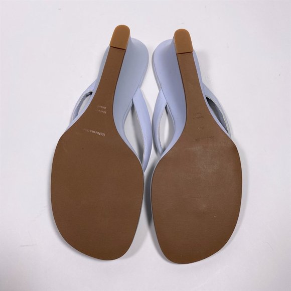REFORMATION Baby Blue 'Amelia' Thong Wedge Sandal - Picture 5 of 7